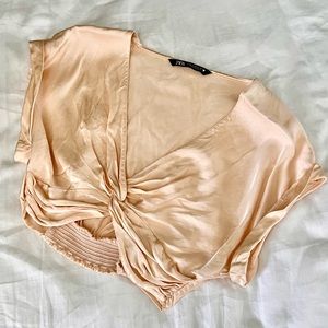 SILK ZARA CROP TOP